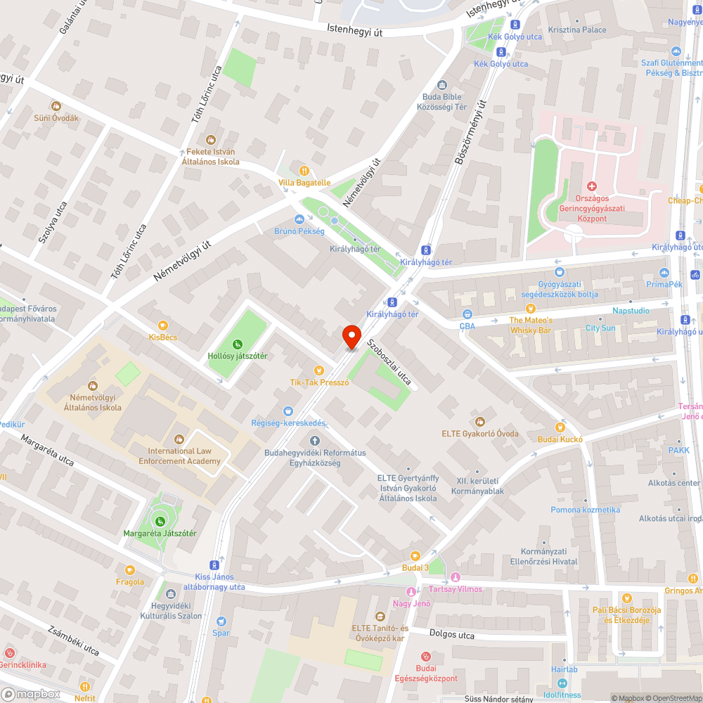 Kerékpártárolók áthelyezése bejelentés helye