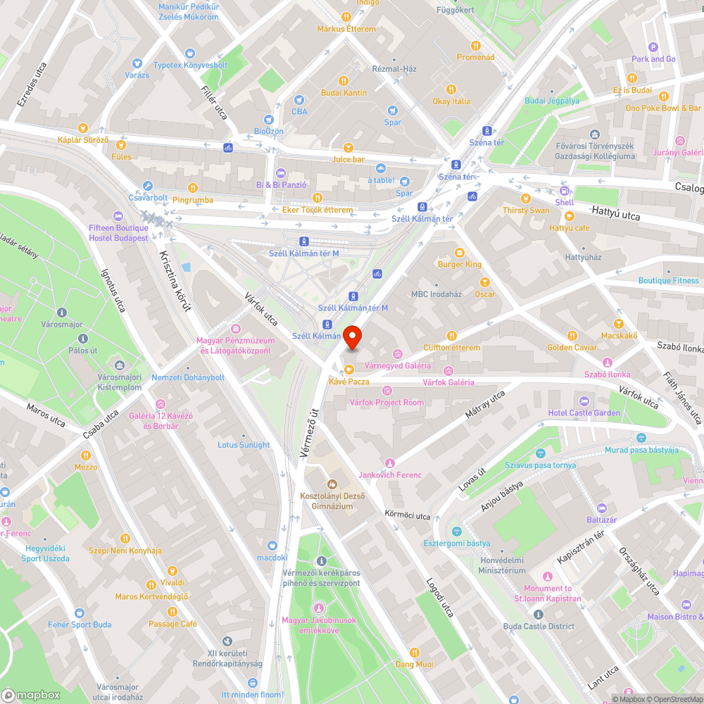 Kivágott fa pótlása a Vérmező u-ban bejelentés helye