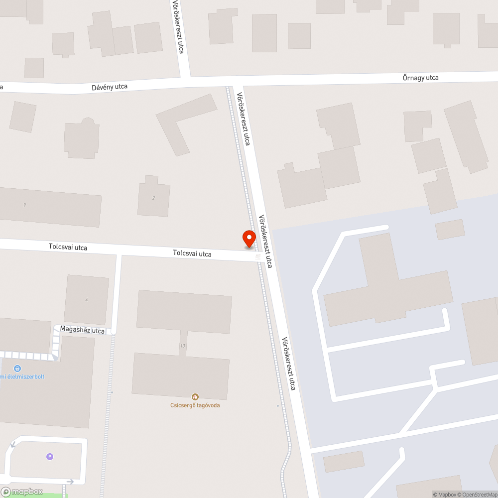 Beszakadt fedél bejelentés helye