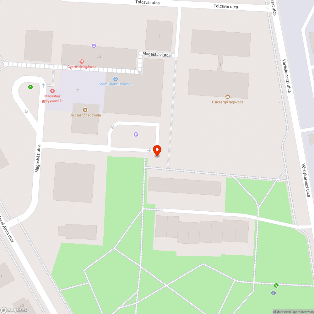 Beszakadt aknafedél bejelentés helye