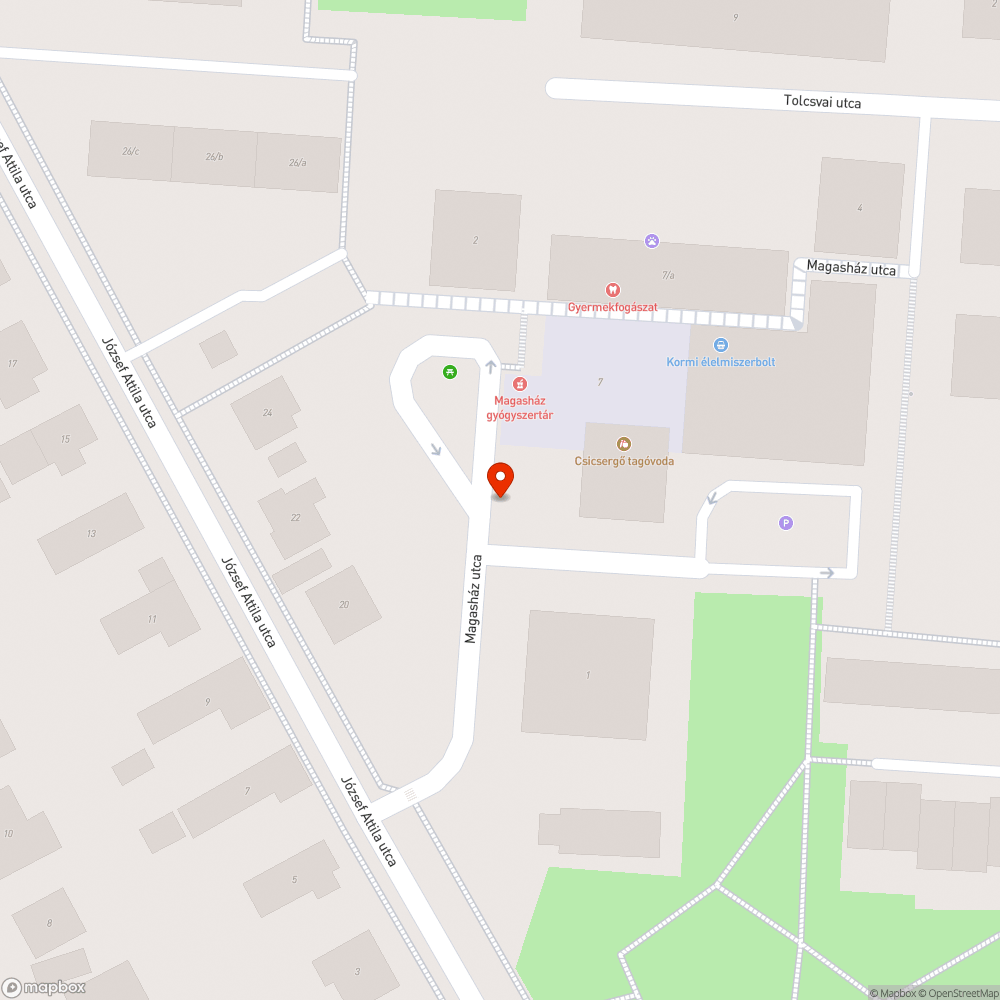 Hiányzó tábla bejelentés helye