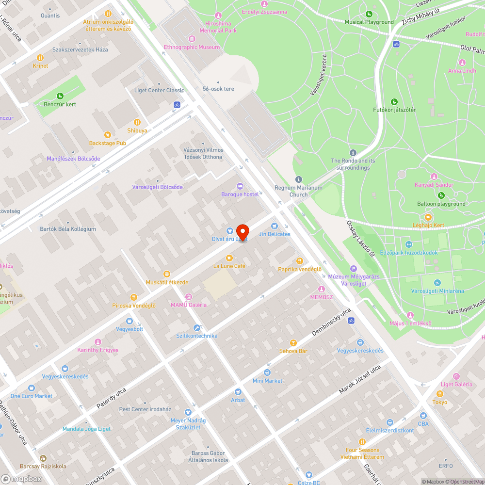 Szemét a troli megalloban bejelentés helye