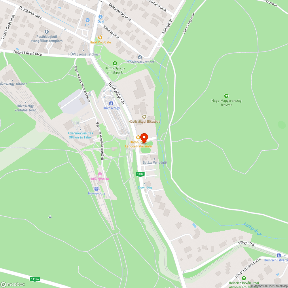 Szemét a Szipka-patak partján bejelentés helye