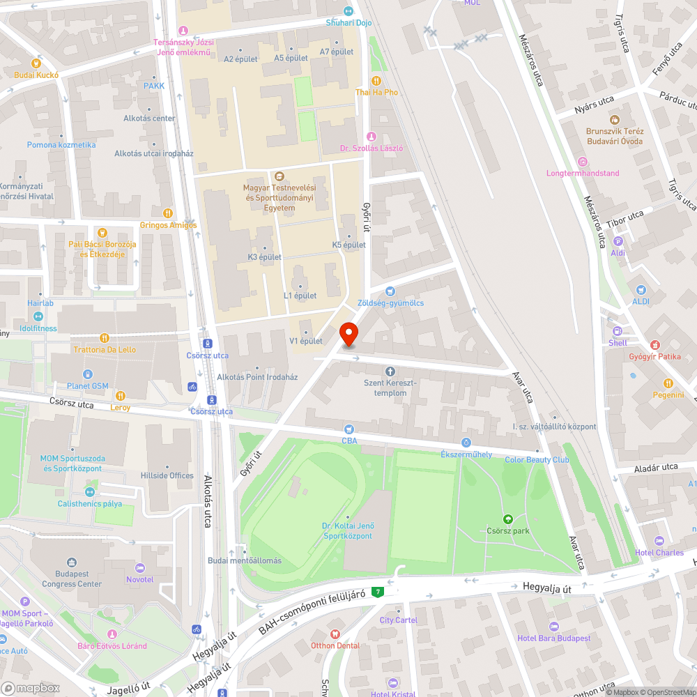 Régóta elhagyott jármű bejelentés helye