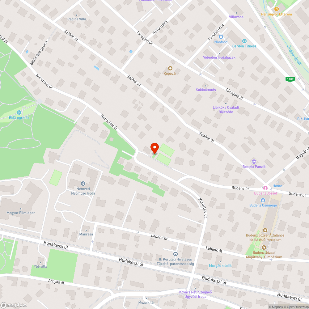 Graffiti a kuruclesi játszótéren bejelentés helye