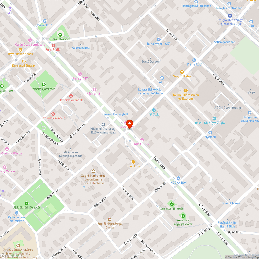 Vandál zöldterületi parkolás Zuglóban bejelentés helye