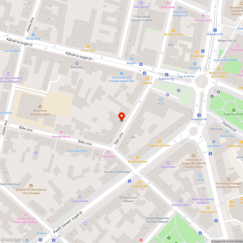 Tuskómarás - Dáni u. 13. bejelentés helye