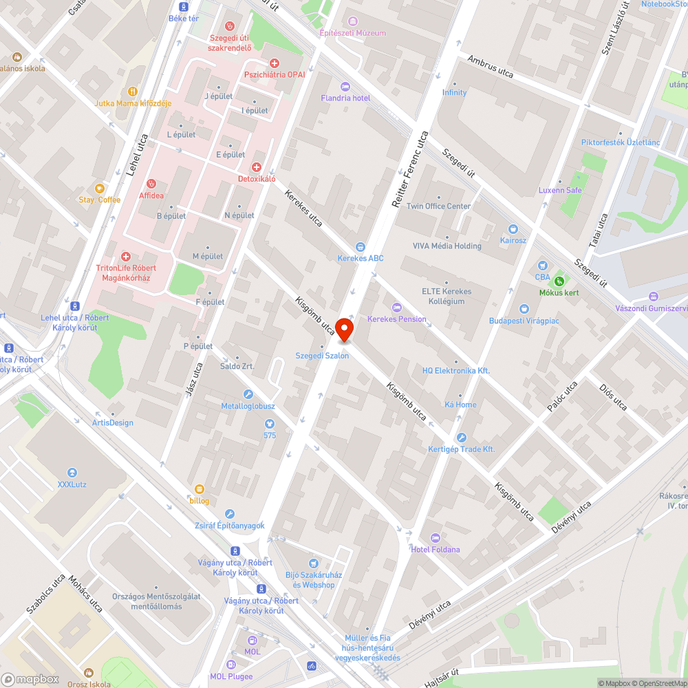 Elhagyott roncsautó bejelentés helye