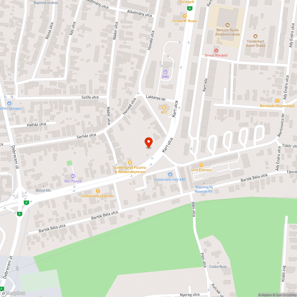 A fák alatt szemétkupacok bejelentés helye