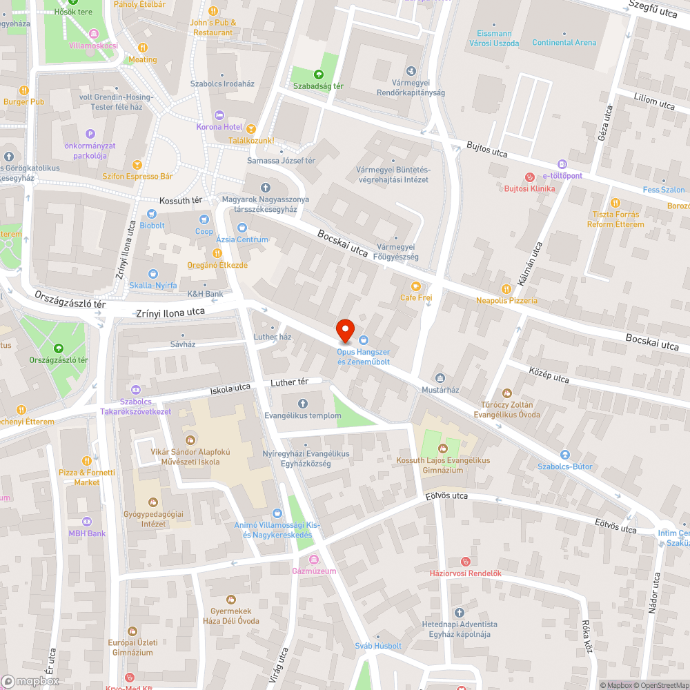 Szemetes utca bejelentés helye