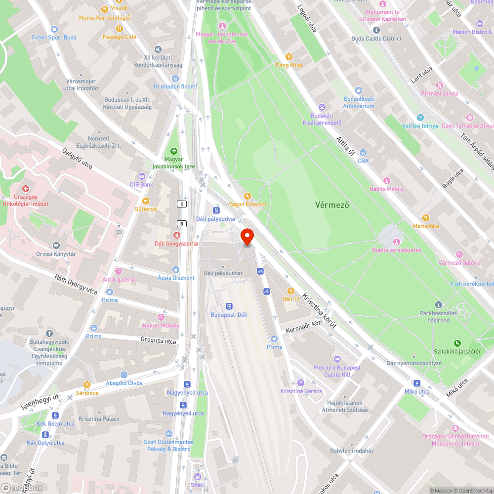 Fedlap bejelentés helye