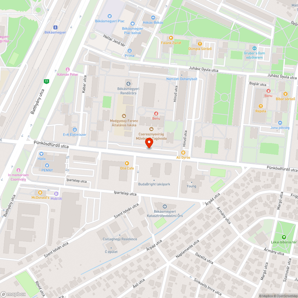 Megrongált plakát bejelentés helye