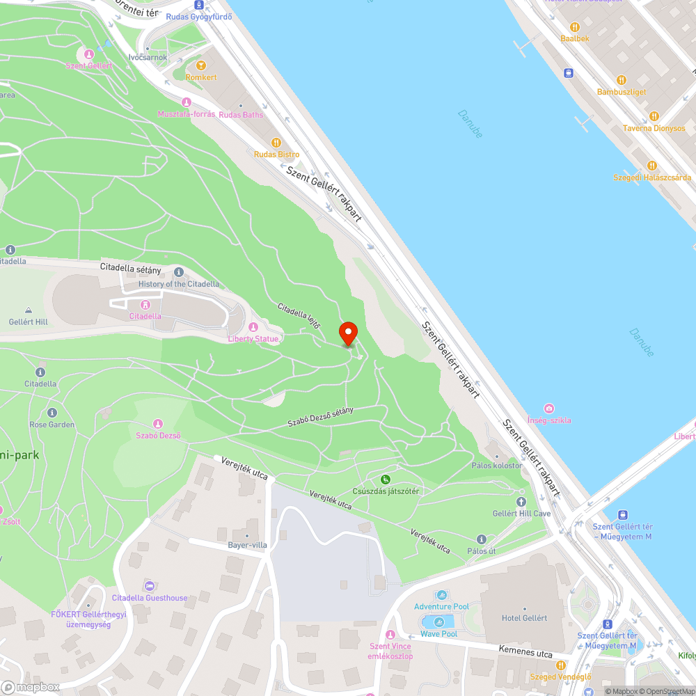 Törött, hiányos, balesetveszélyes lépcsőfokok a Gellért-hegyen bejelentés helye