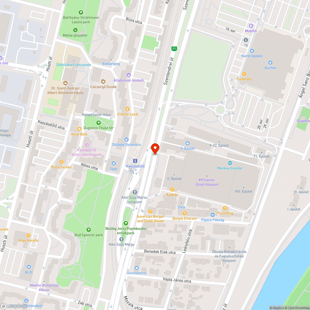 Graffiti bejelentés helye