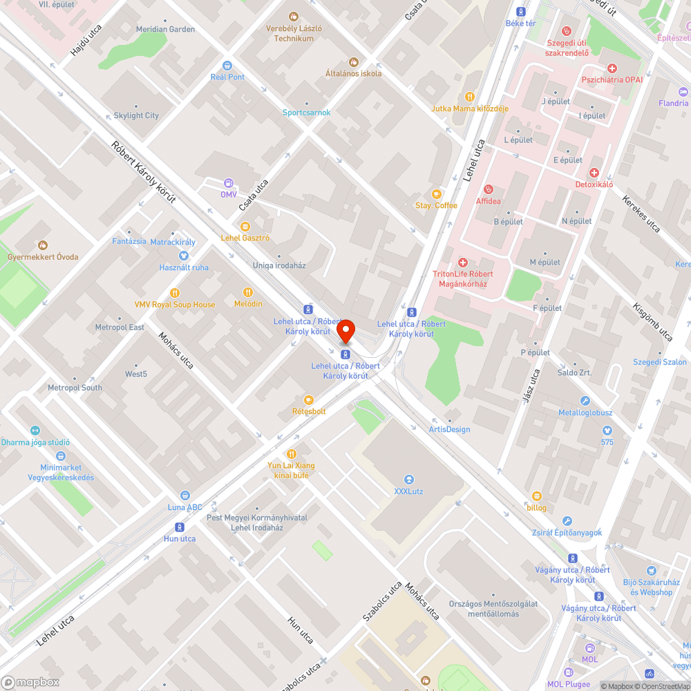 Graffitik bejelentés helye