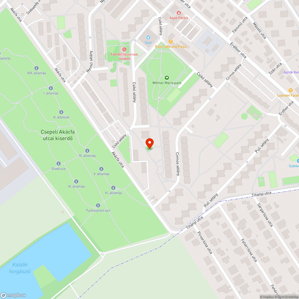 Rozsdás ivókút bejelentés helye