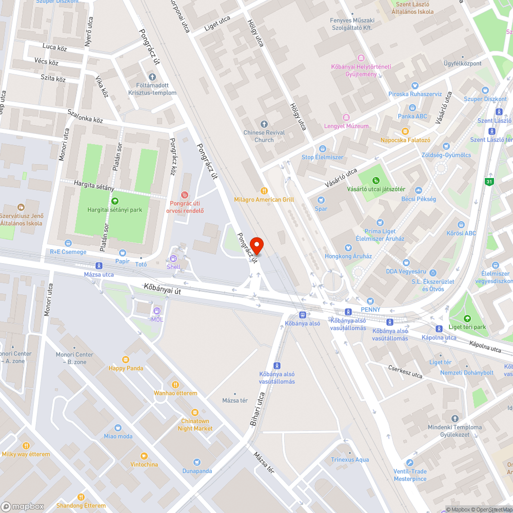 Letört szemét tartó bejelentés helye