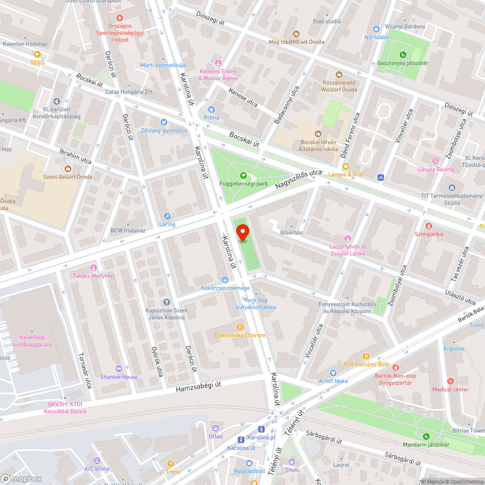 Tördezett és hiányos járda bejelentés helye