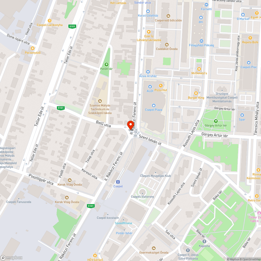 Hiányzó fényterelők bejelentés helye