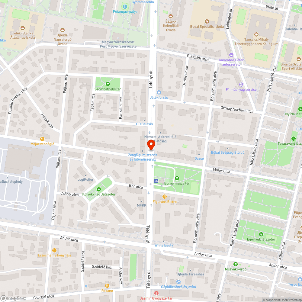 Javítandó közlekedési táblák bejelentés helye