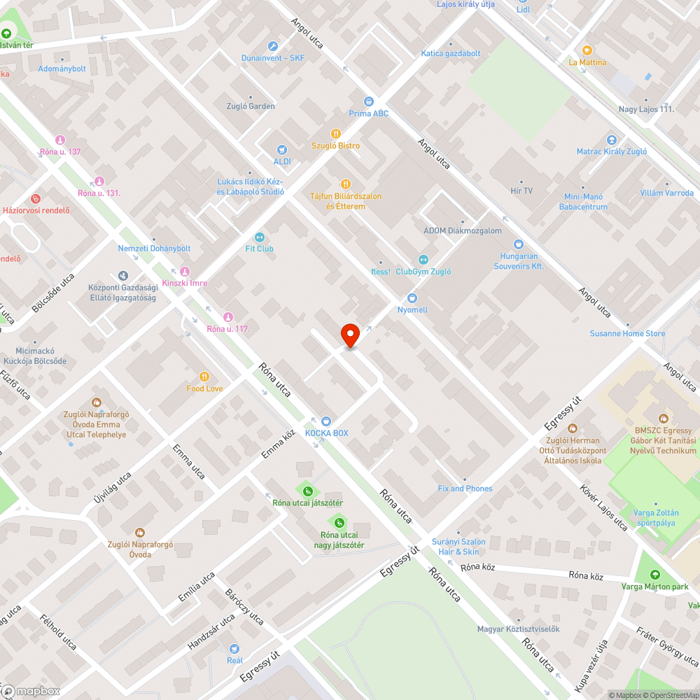 Szétesett pad bejelentés helye