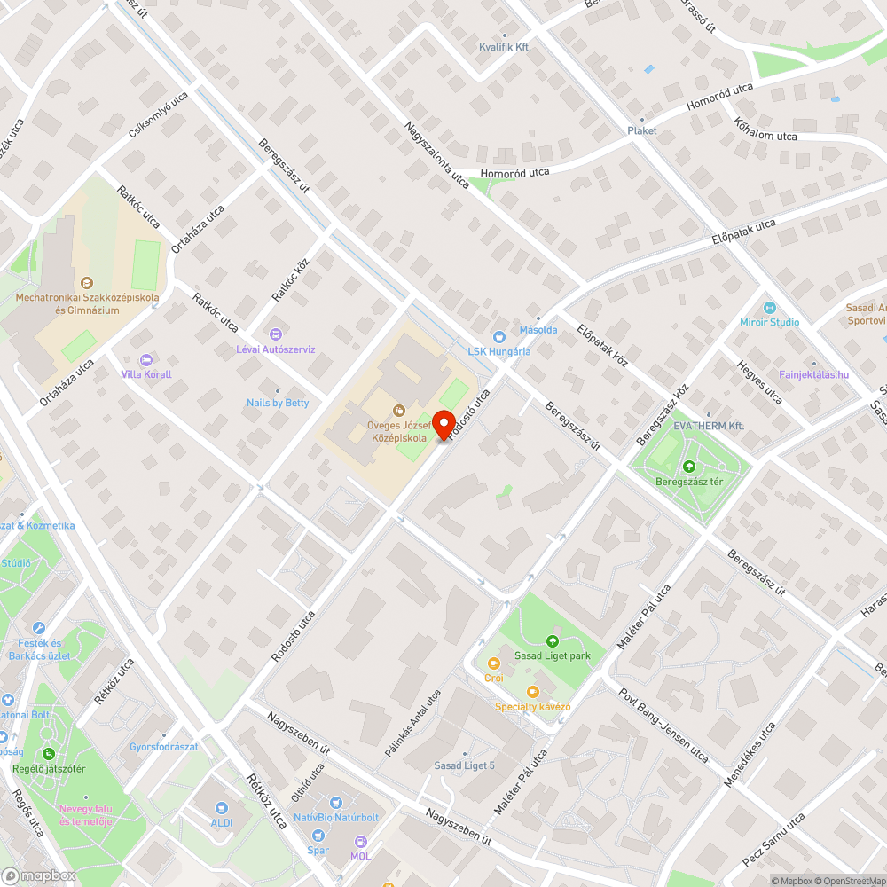 Rodostó utca egyirányúsítása szükséges bejelentés helye