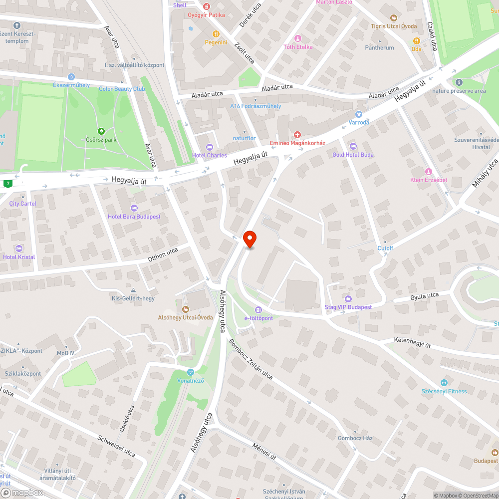 Kidőlt közlekedési jelzőtábla bejelentés helye