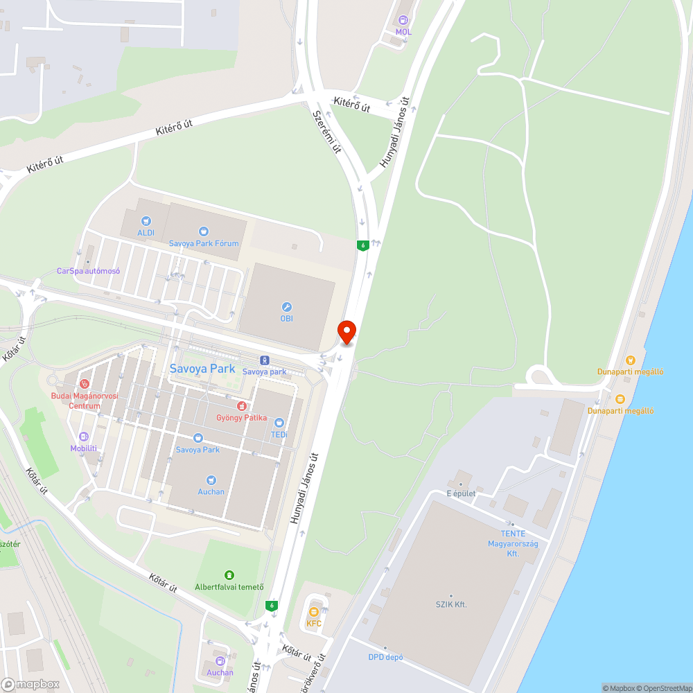 Szemét bejelentés helye