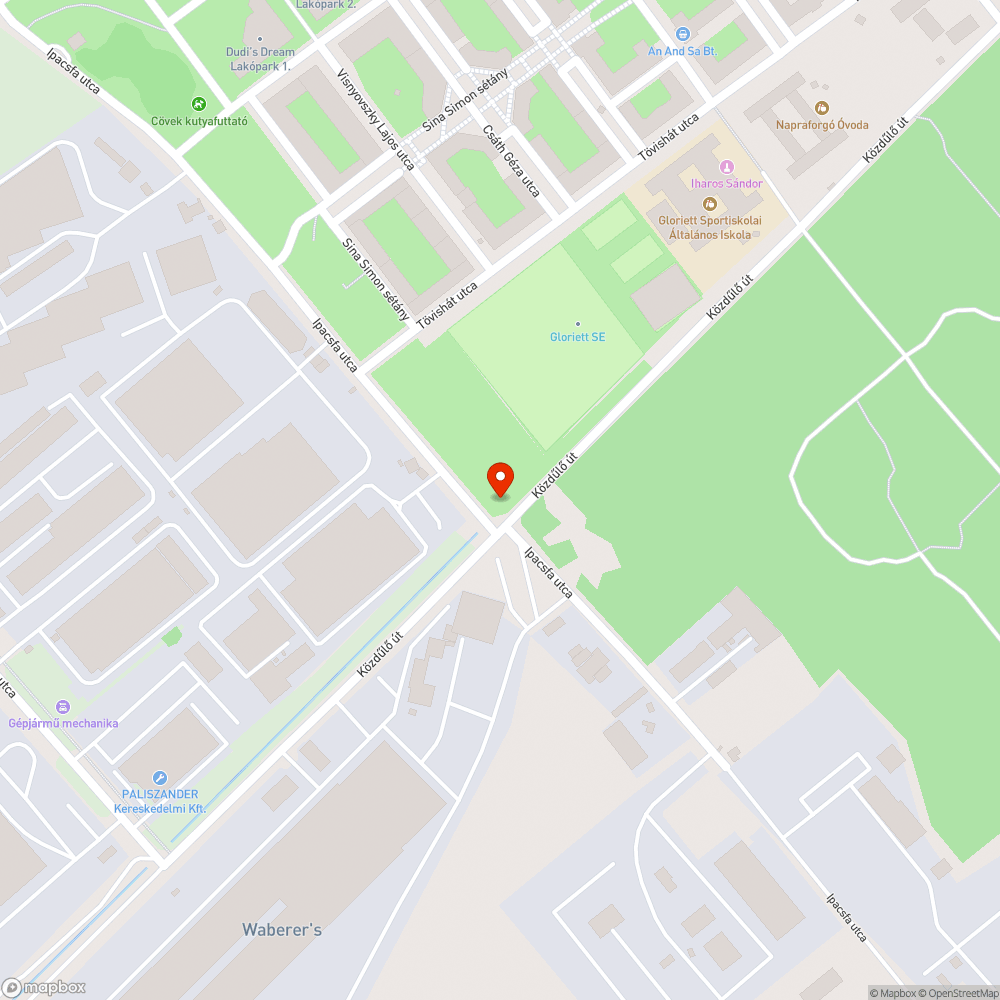 Ottfelejtett kordonszalagok bejelentés helye