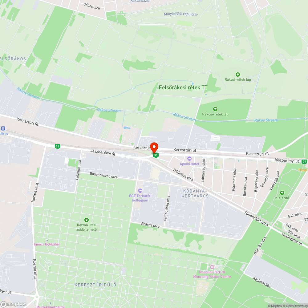 Balesetveszélyes fedlap bejelentés helye