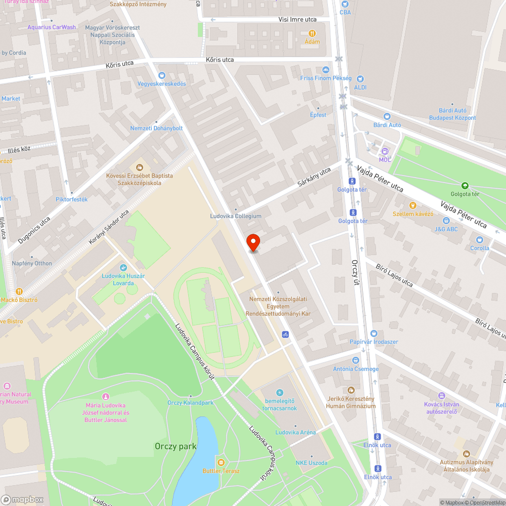 Régóta elhagyott, mozgásképtelen jármű bejelentés helye