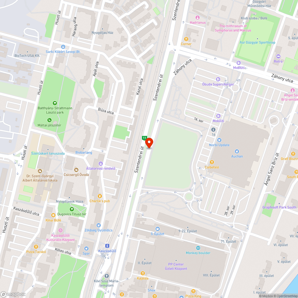 Megsüllyedt, mozgó fedél bejelentés helye