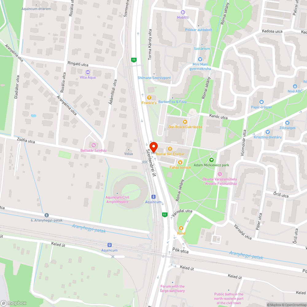 Repedezett, kátyús útszakasz bejelentés helye