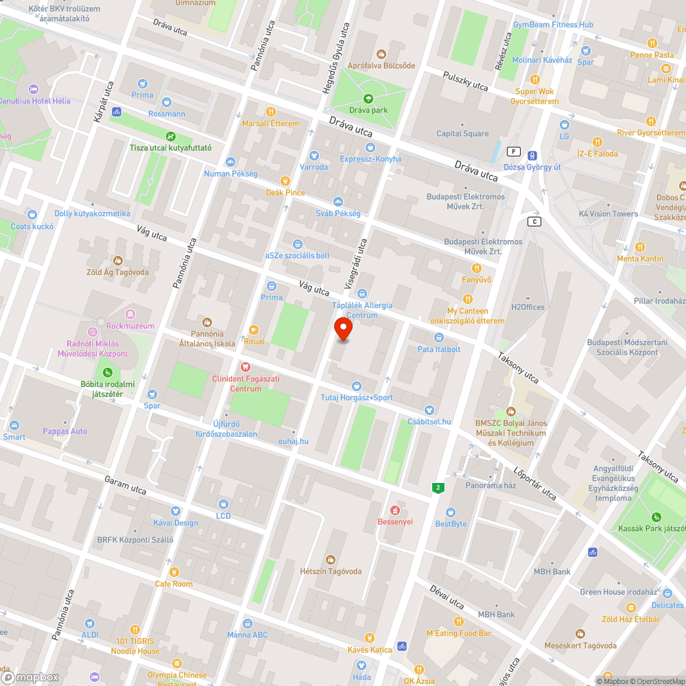 Burkolat sérült bejelentés helye