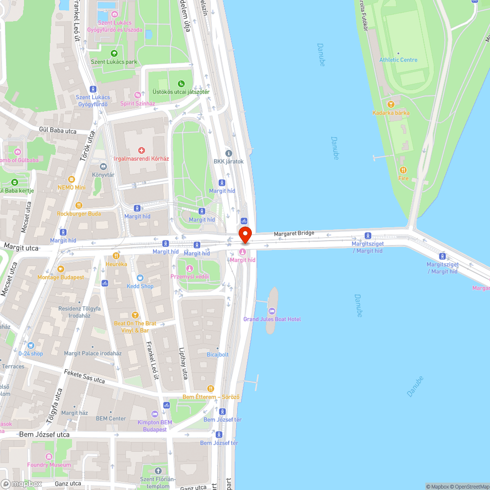 Margit híd sebességkorlátozás részben leesett bejelentés helye