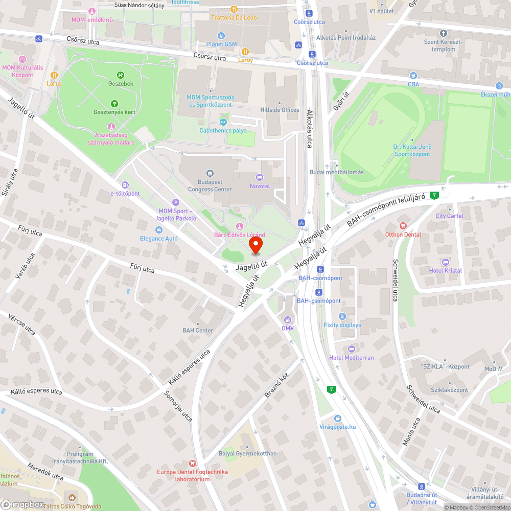 Szemét bejelentés helye