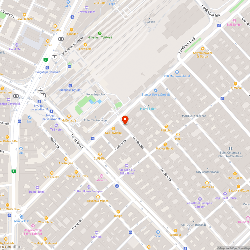 Megsüllyedt faláda bejelentés helye