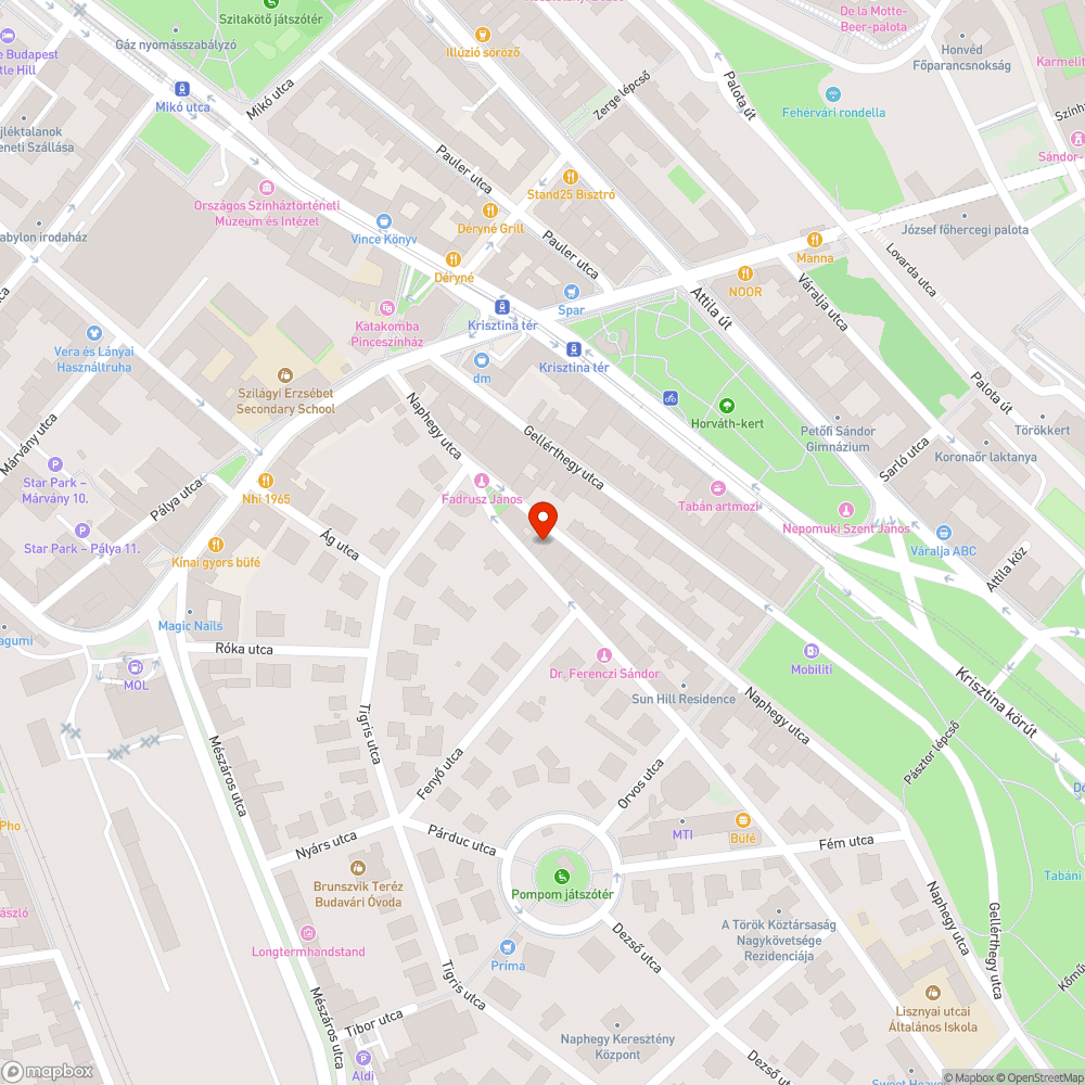 Erodálódott fekvőrendőr bejelentés helye