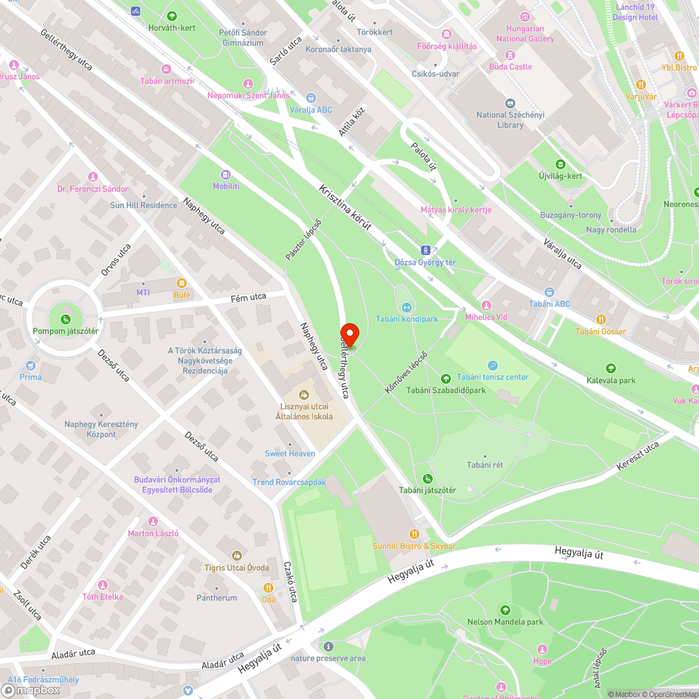 Ellaposodott fekvőrendőr bejelentés helye