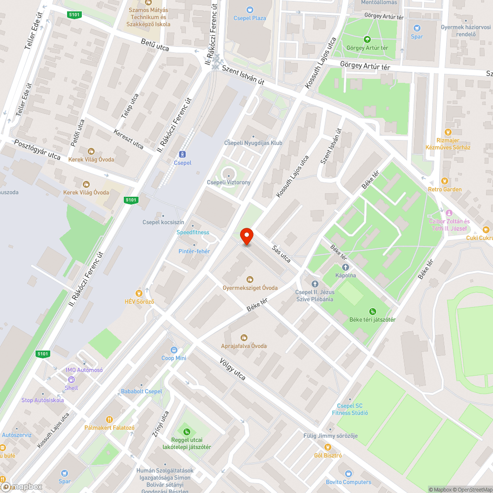 Leesett bejelentés helye