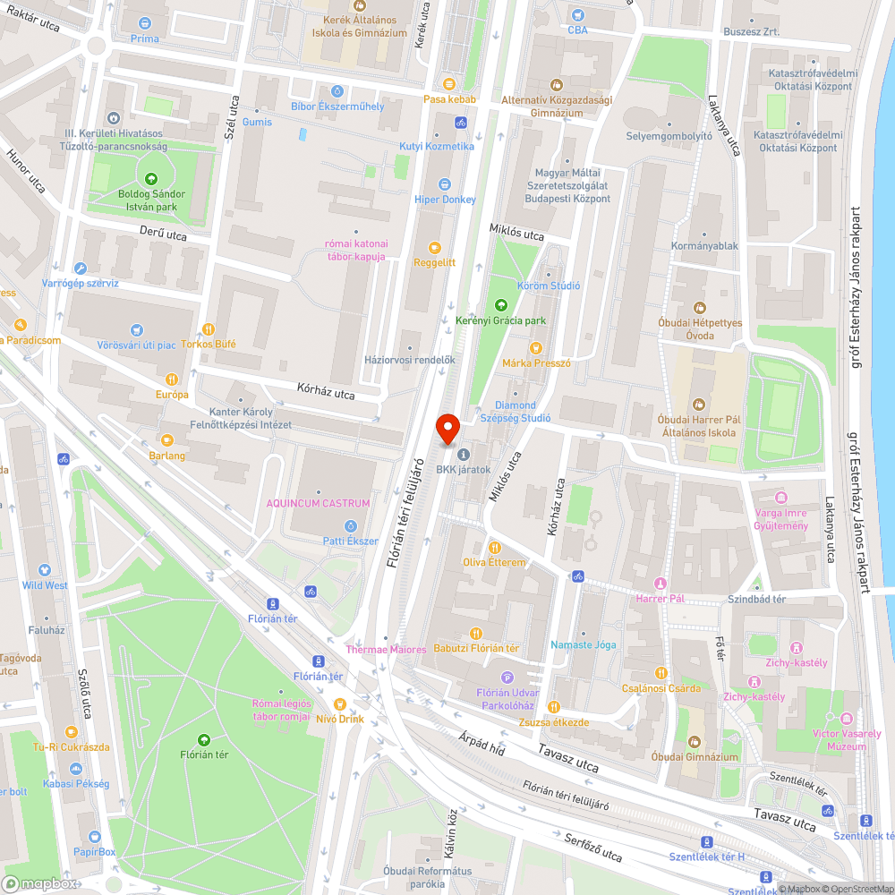 Graffiti bejelentés helye