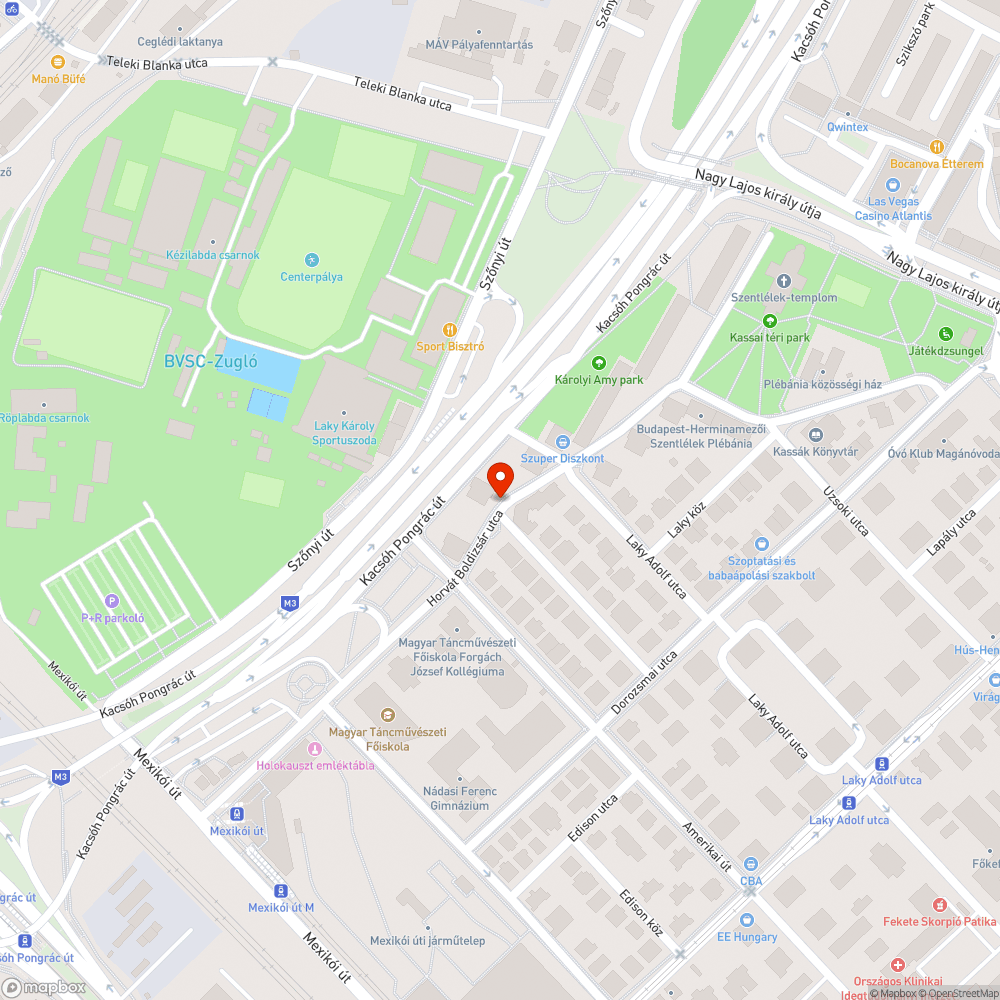 Fém izé bejelentés helye