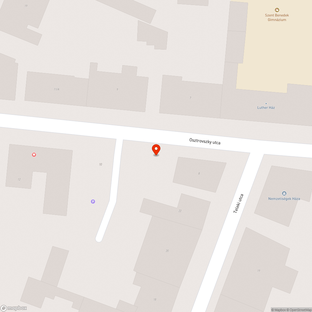 Tuskómarás - Osztrovszky utca 10. bejelentés helye