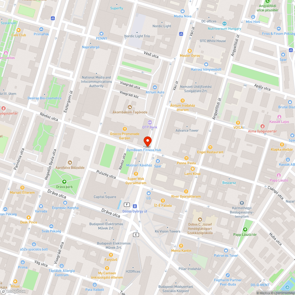 A Váci út - Révész utca zebrán lecsapják a gyalogosokat bejelentés helye