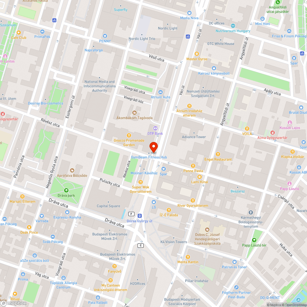 Váci út - Révész utca firka az oszlopon bejelentés helye