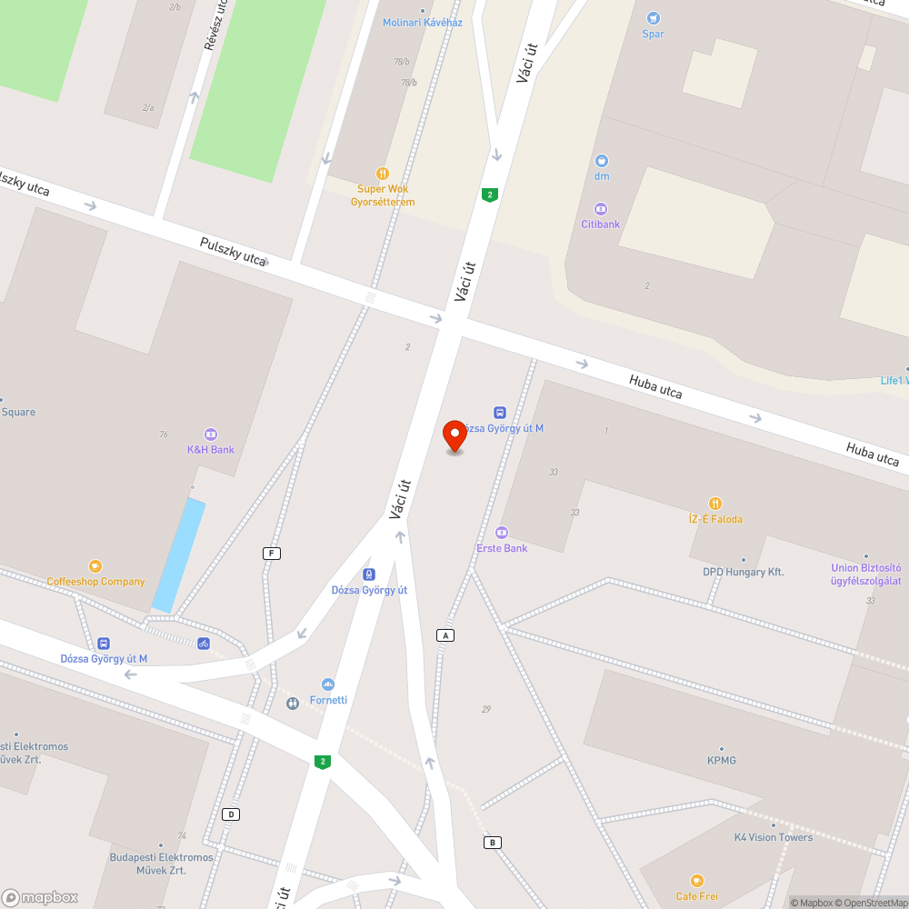 Váci út 33. összefirkált éjszakai BKK buszmegálló bejelentés helye