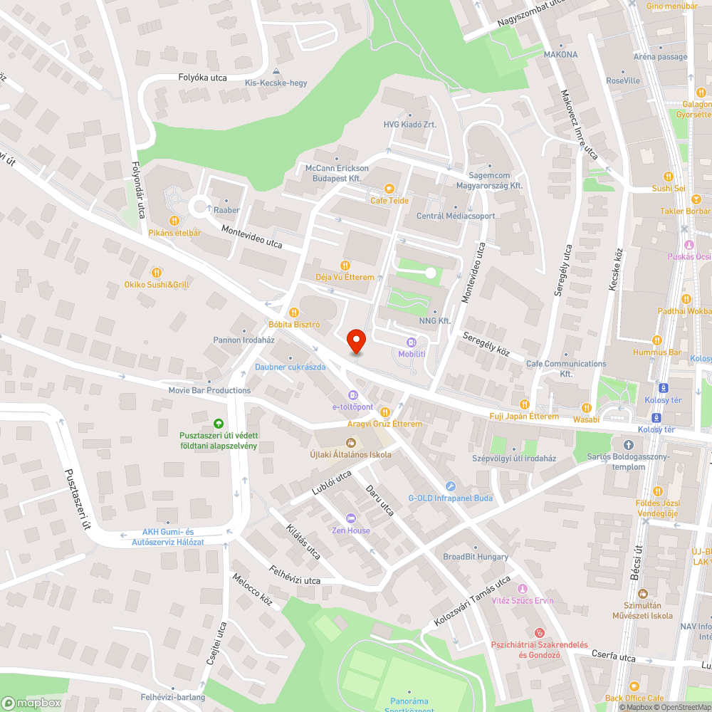 Hiányzó esőbeálló bejelentés helye