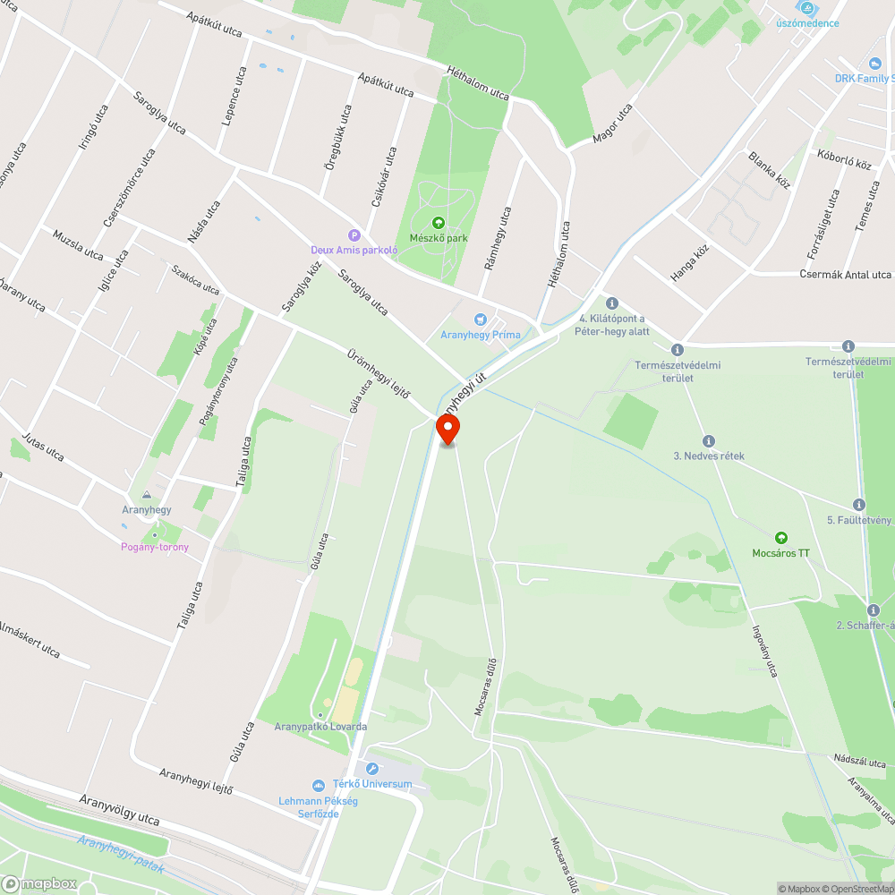 Graffiti bejelentés helye