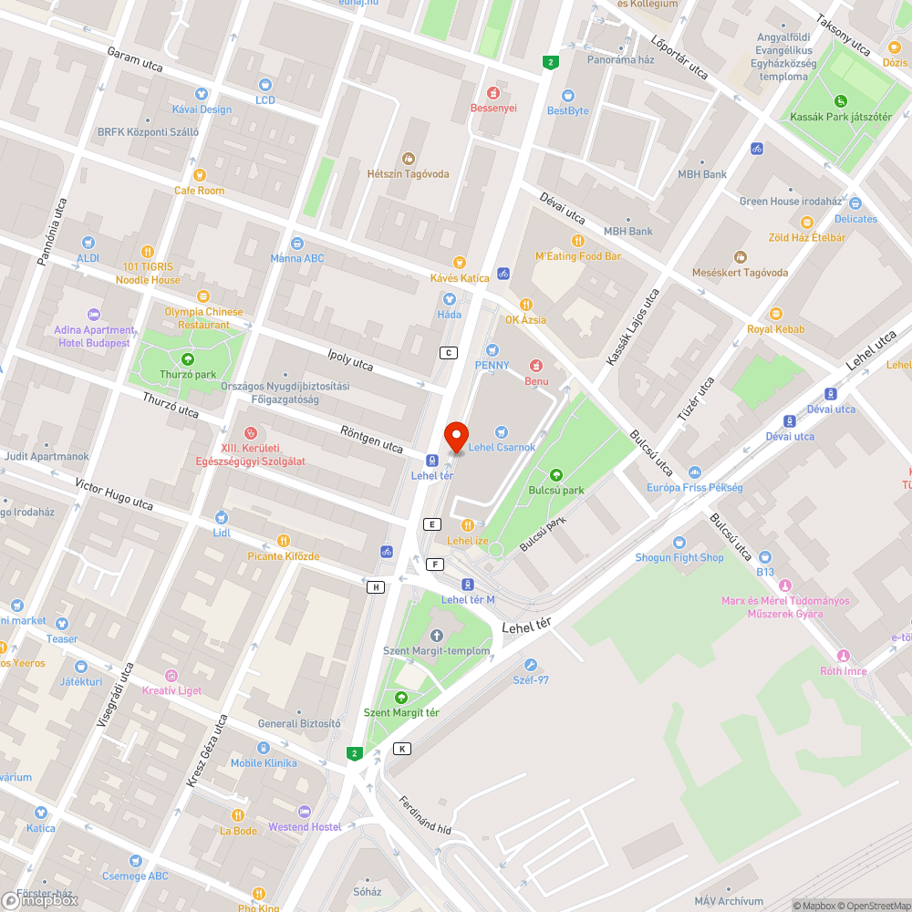 Lehel piac melletti járda bejelentés helye