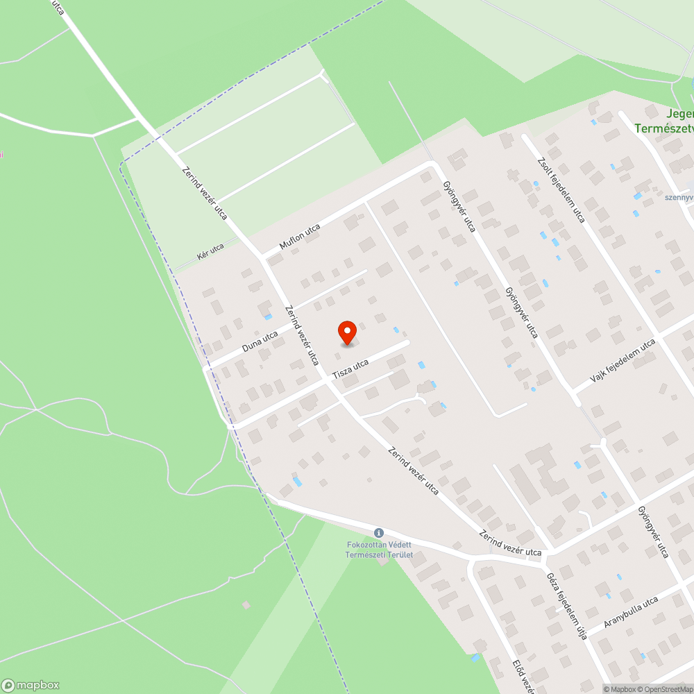 Eldugult csatorna bejelentés helye